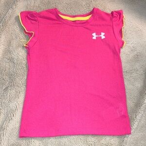 🎉4 for $20 Under Armour Heatgear Tee, Girls 5
